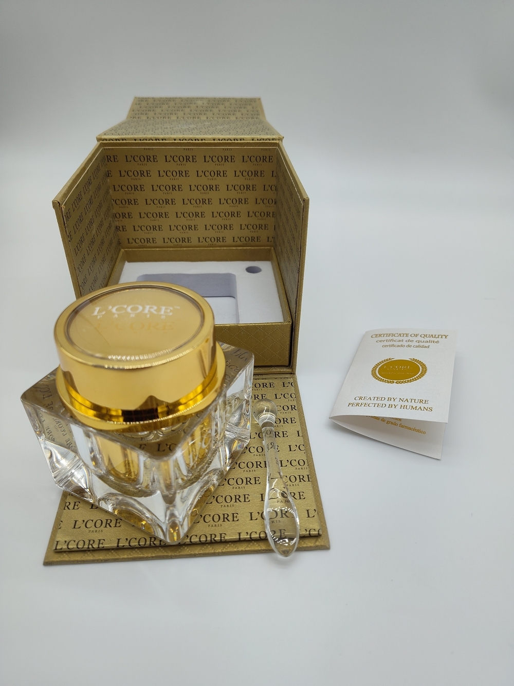 L'CORE Paris 24K Gold Night Cream 50ml Luxury Anti Aging Skincare NIB - Picture 3 of 7